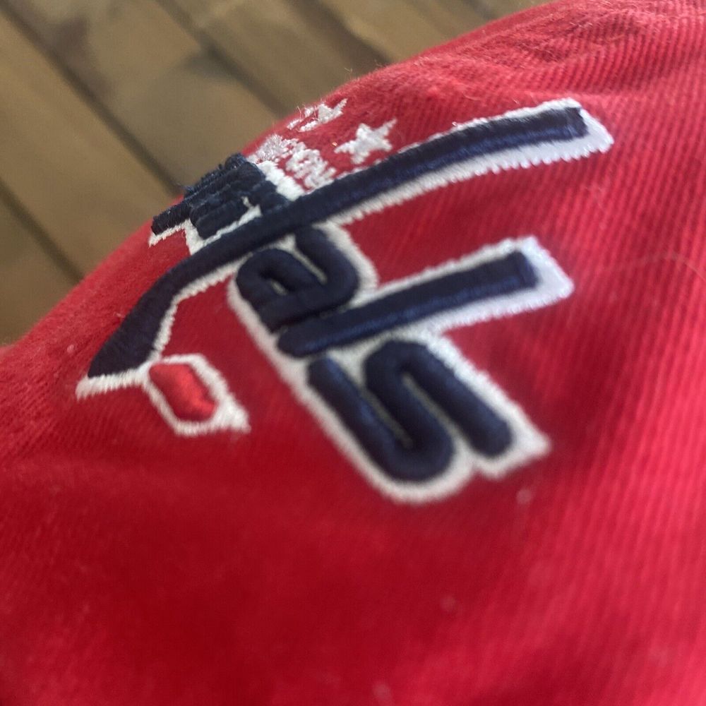 Washington Capitols Adjustable Hat Red Embroidered‎ '47 Brand Very Good - Picture 2 of 8
